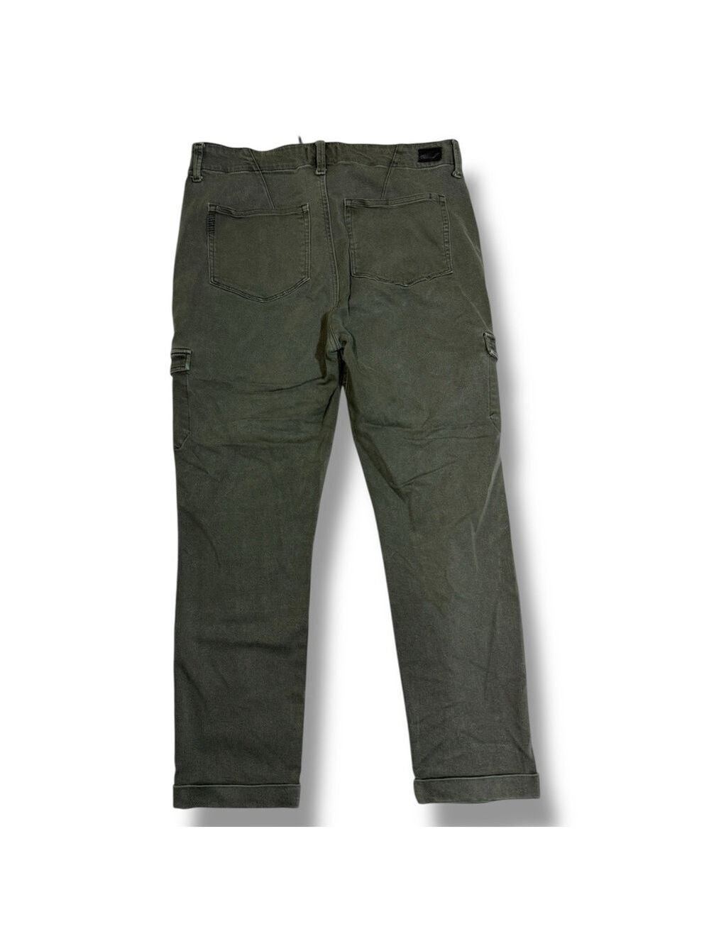 PAIGE Women’s Christy Ankle Cargo Pants Olive Size 31 - Picture 4 of 8